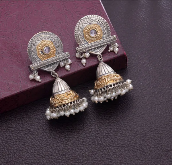 Pearl Heritage Jhumka Earrings