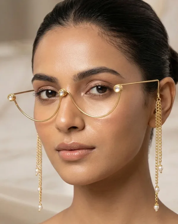 Handcrafted Gold Finish Facelate Jewelry